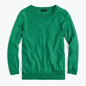 J. Crew Kelly Green Wool Tippi Sweater Size Medium
